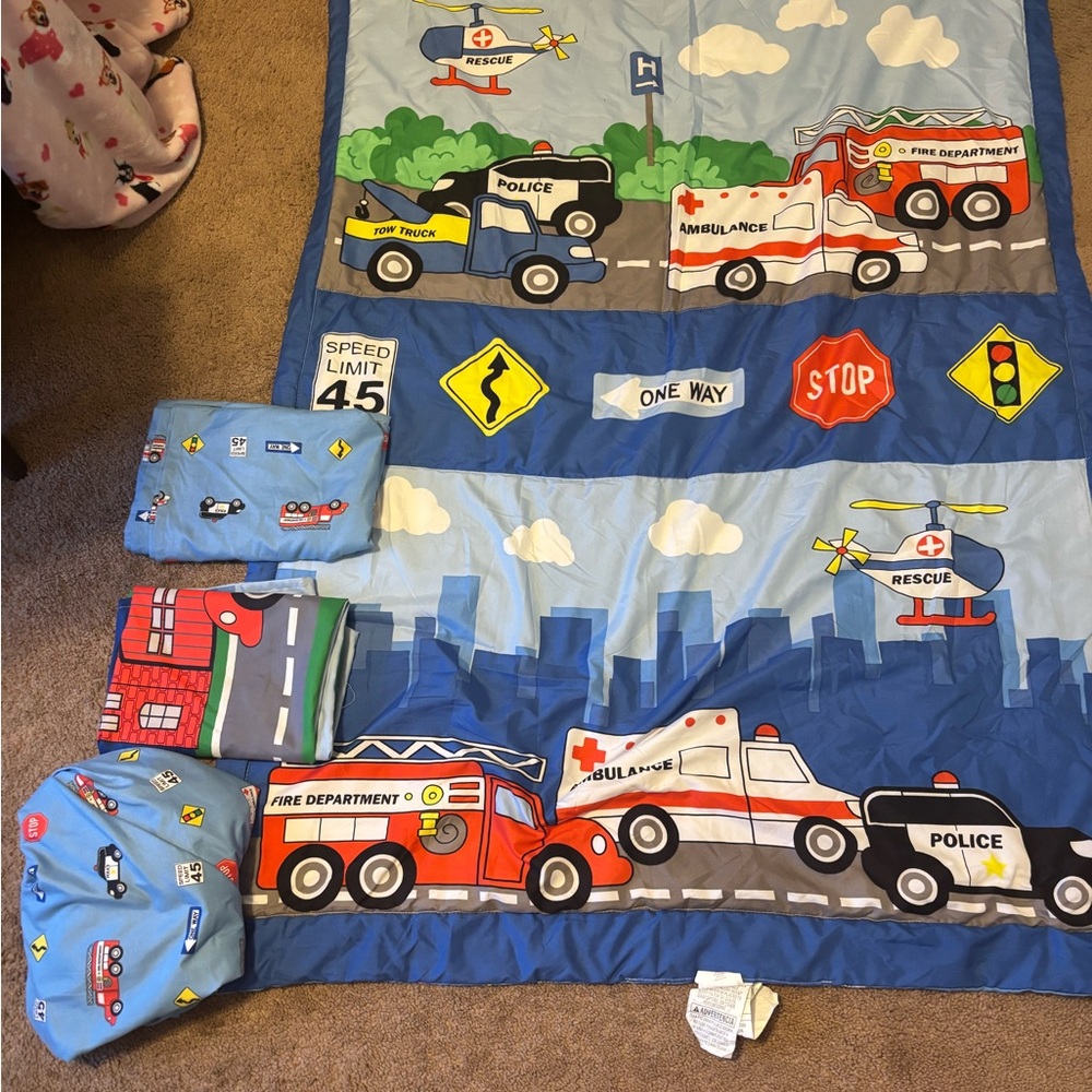 Kids' Rescue Adventure Blue Comforter Set